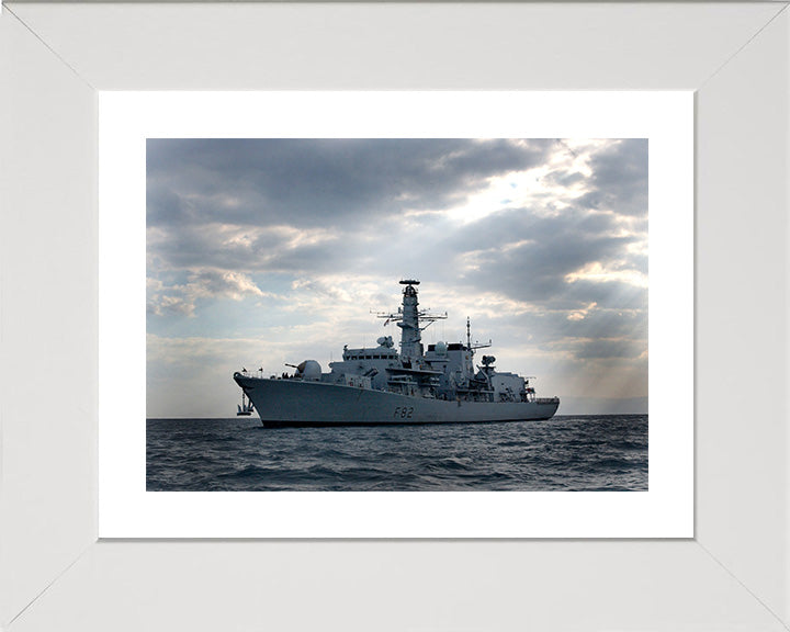 HMS Somerset F82 Royal Navy type 23 Frigate Photo Print or Framed Print - Hampshire Prints