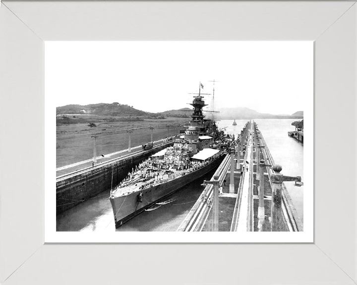 HMS Hood (51) Royal Navy Admiral class battlecruiser Photo Print or Framed Print - Hampshire Prints