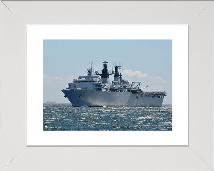 HMS Albion L14 Royal Navy Albion Class amphibious ship Photo Print or Framed Print - Hampshire Prints