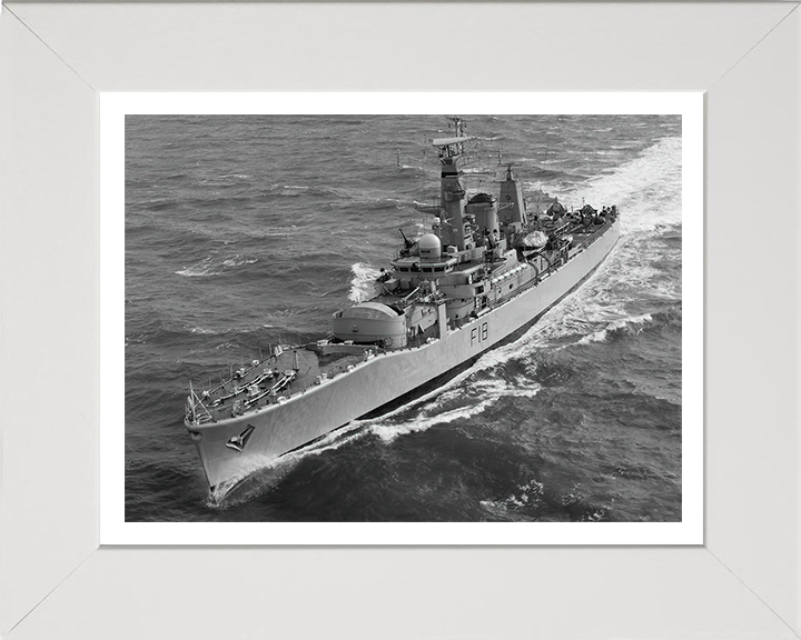 HMS Galatea F18 Royal Navy Leander Class Frigate Photo Print or Framed Print - Hampshire Prints