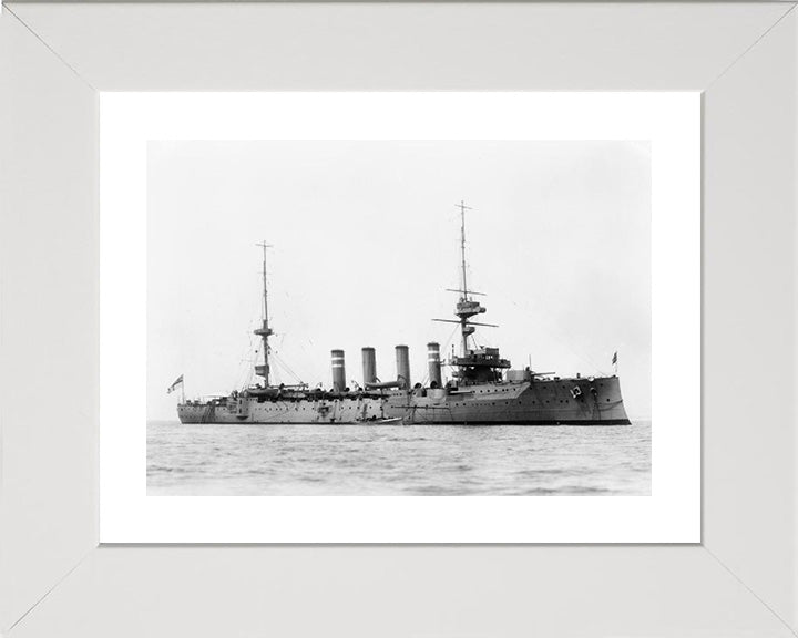 HMS Hampshire (1903) Royal Navy Devonshire class cruiser Photo Print or Framed Print - Hampshire Prints