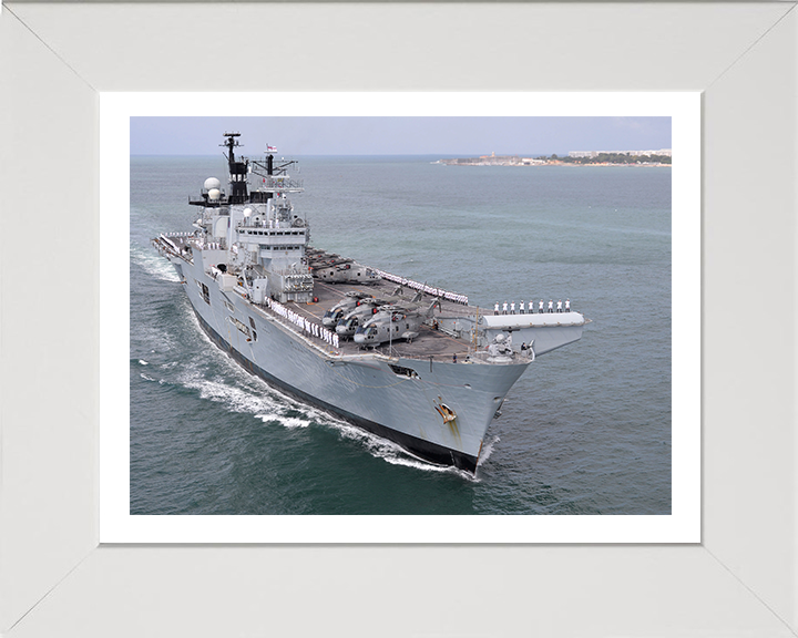 HMS Illustrious R06 Royal Navy Invincible class Aircraft Carrier Photo Print or Framed Print - Hampshire Prints