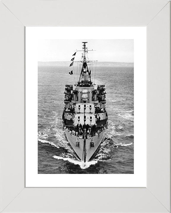 HMS Superb (25) Royal Navy Minotaur class light cruiser Photo Print or Framed Photo Print - Hampshire Prints