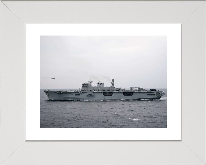 HMS Ocean L12 Royal Navy helicopter carrier Photo Print or Framed Print - Hampshire Prints