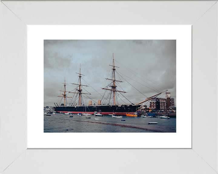 HMS Warrior 1860 | Photo Print | Framed Print | Poster | Steam-powered Armoured Frigate | Royal Navy - Hampshire Prints