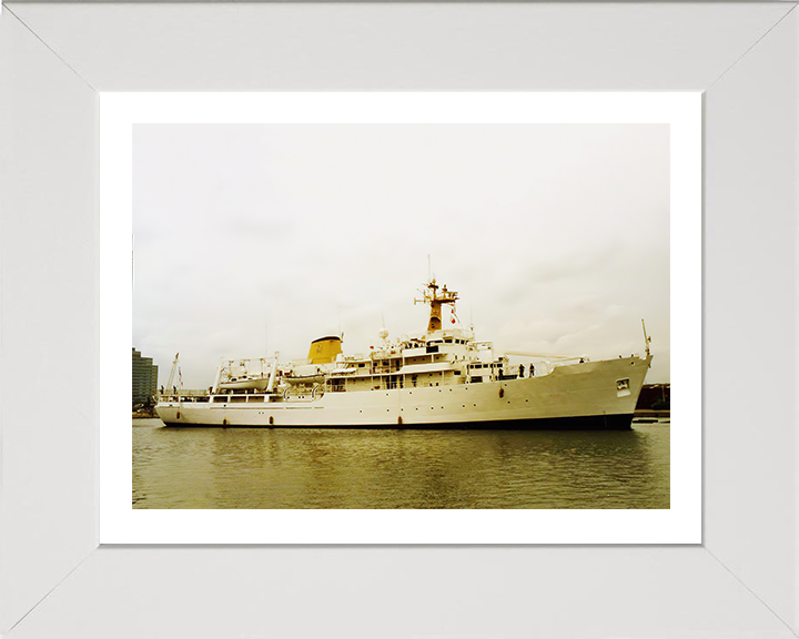 HMS Herald H138 Royal Navy Hecla class survey vessel Photo Print or Framed Print - Hampshire Prints