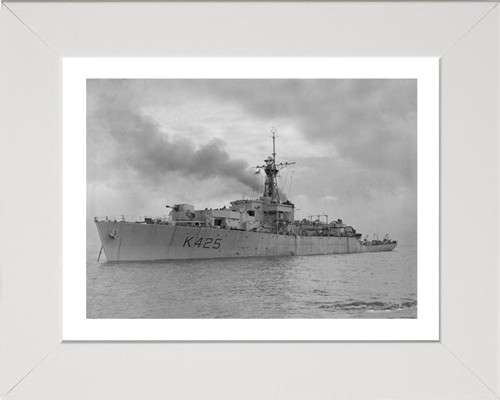 HMS Loch Dunvegan K425 Royal Navy Loch class frigate Photo Print or Framed Print - Hampshire Prints