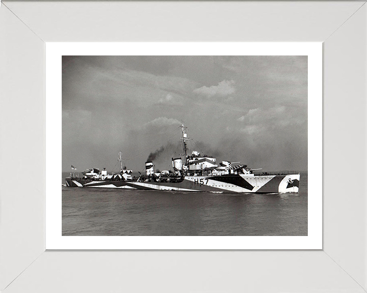 HMS Hesperus H57 Royal Navy H class Destroyer Photo Print or Framed Print - Hampshire Prints