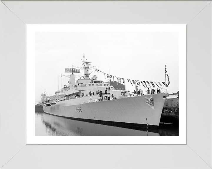 HMS Hampshire D06 Royal Navy County class destroyer Photo Print or Framed Print - Hampshire Prints