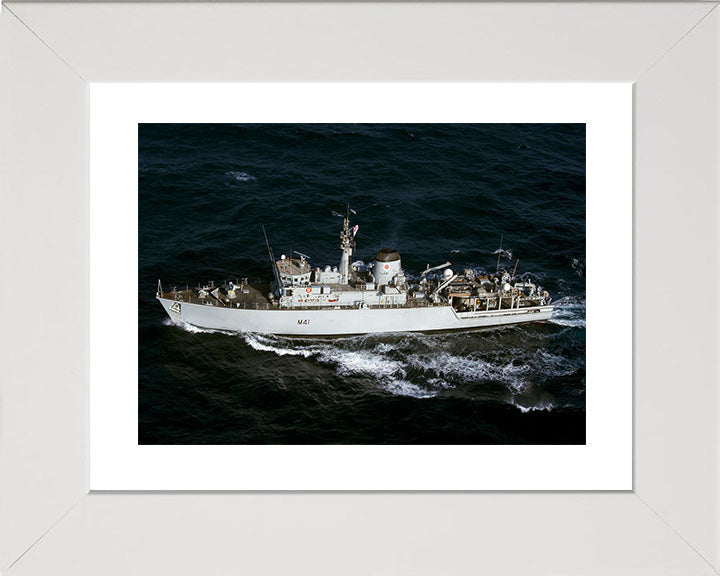 HMS Quorn M41 Royal Navy Hunt class mine countermeasures vessel Photo Print or Framed Print - Hampshire Prints