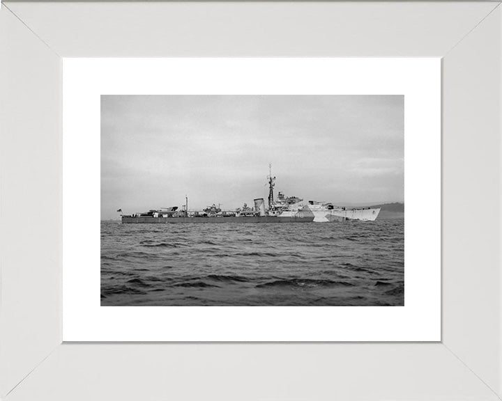 HMS Wrangler R48 Royal Navy W Class destroyer Photo Print or Framed Print - Hampshire Prints