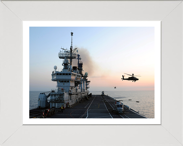 HMS Illustrious R06 Royal Navy Invincible class Aircraft Carrier Photo Print or Framed Print - Hampshire Prints