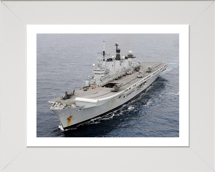 HMS Illustrious R06 | Photo Print | Framed Print | Invincible Class | Aircraft Carrier | Royal Navy