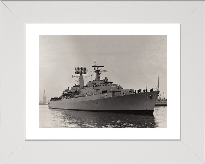 HMS Norfolk D21 Royal Navy County class destroyer Photo Print or Framed Photo Print - Hampshire Prints