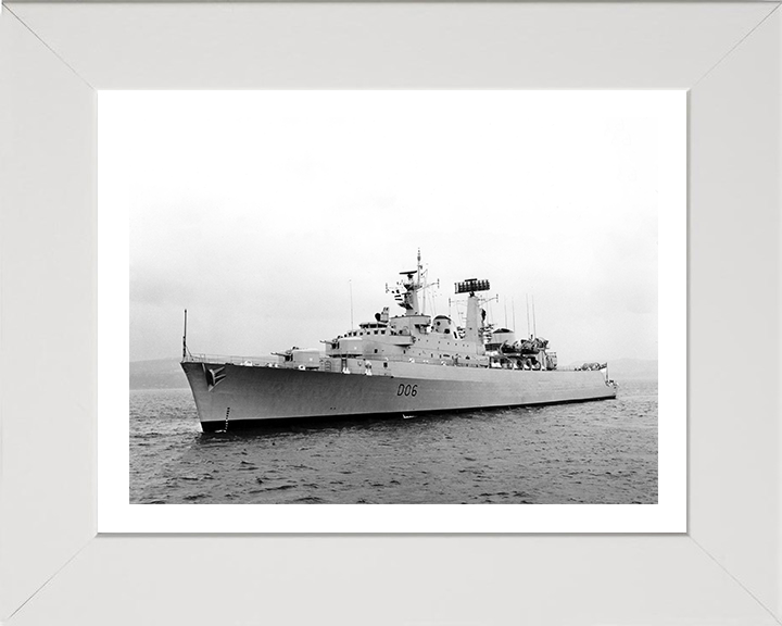 HMS Hampshire D06 Royal Navy County class destroyer Photo Print or Framed Print - Hampshire Prints