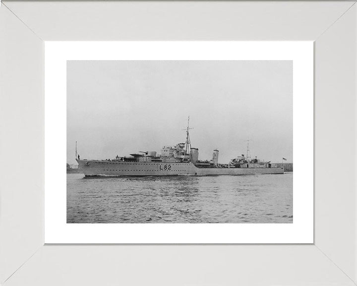 HMS Sikh L82 (F82) Royal Navy Tribal class destroyer Photo Print or Framed Print - Hampshire Prints