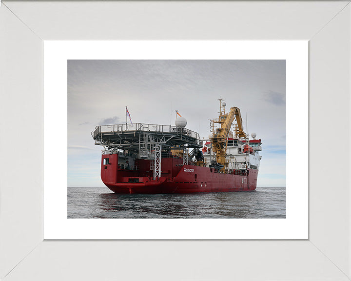 HMS Protector A173 Royal Navy Ice patrol ship Photo Print or Framed Print - Hampshire Prints