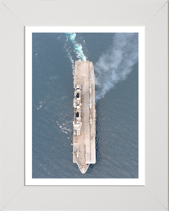 HMS Illustrious R06 Royal Navy Invincible class Aircraft Carrier Photo Print or Framed Print - Hampshire Prints