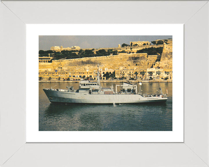 HMS Roebuck H130 Royal Navy coastal survey vessel Photo Print or Framed Print - Hampshire Prints