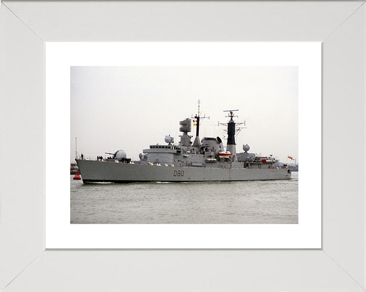 HMS Sheffield D80 Royal Navy Type 42 destroyer Photo Print or Framed Print - Hampshire Prints