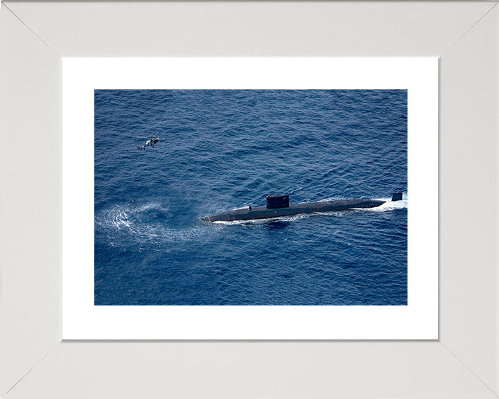 HMS Trenchant S91 Royal Navy Trafalgar class Submarine Photo Print or Framed Print - Hampshire Prints