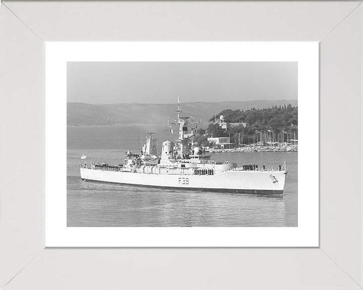 HMS Naiad F39 Royal Navy Leander class frigate Photo Print or Framed Photo Print - Hampshire Prints