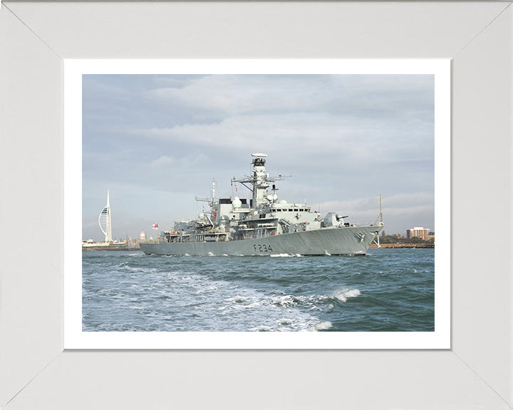 HMS Iron Duke F234 Royal Navy Type 23 frigate Photo Print or Framed Print - Hampshire Prints