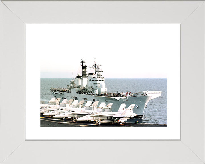 HMS Illustrious R06 Royal Navy Invincible class Aircraft Carrier Photo Print or Framed Print - Hampshire Prints