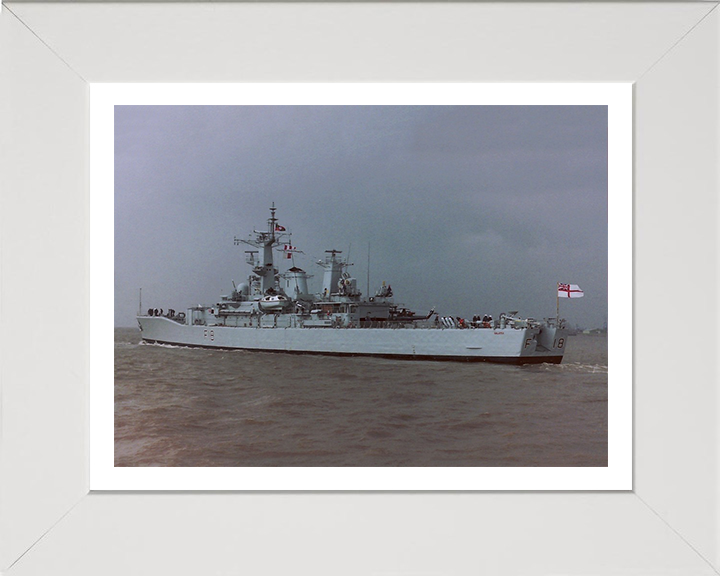 HMS Galatea F18 Royal Navy Leander Class Frigate Photo Print or Framed Print - Hampshire Prints