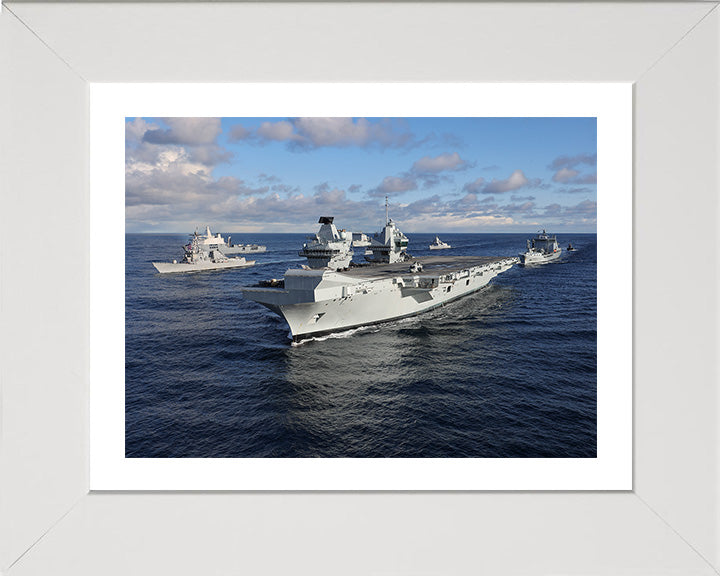 HMS Prince of Wales R09 | Photo Print | Framed Print | Queen Elizabeth Class | Aircraft Carrier | Royal Navy