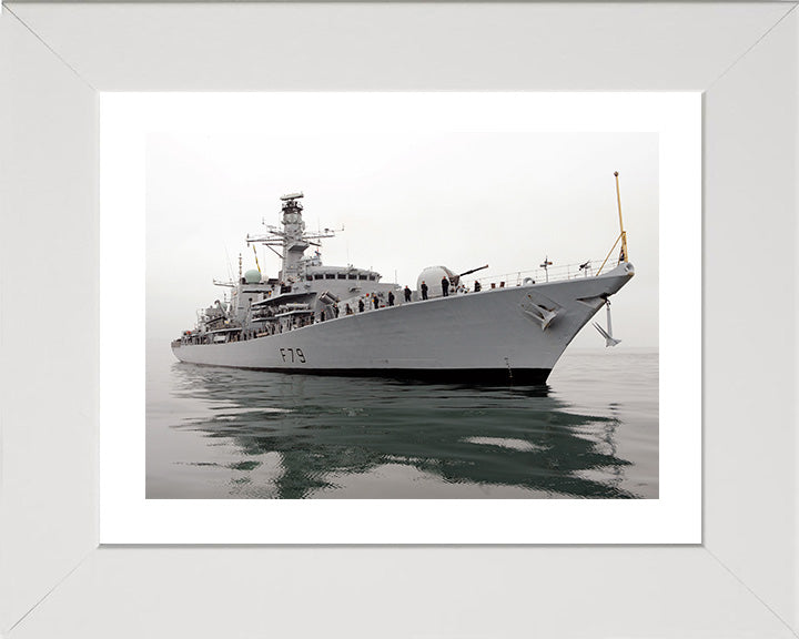 HMS Portland F79 Royal Navy Type 23 frigate Photo Print or Framed Print - Hampshire Prints