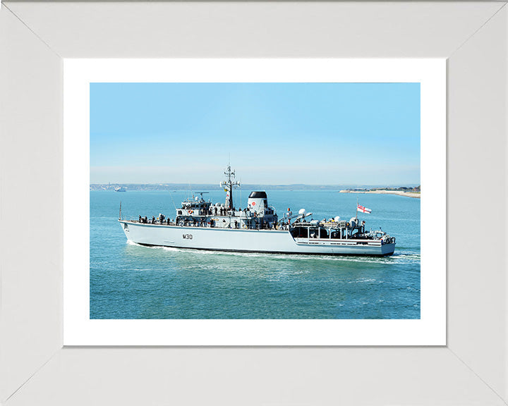 HMS Ledbury M30 Royal Navy Hunt class minehunter Photo Print or Framed Print - Hampshire Prints