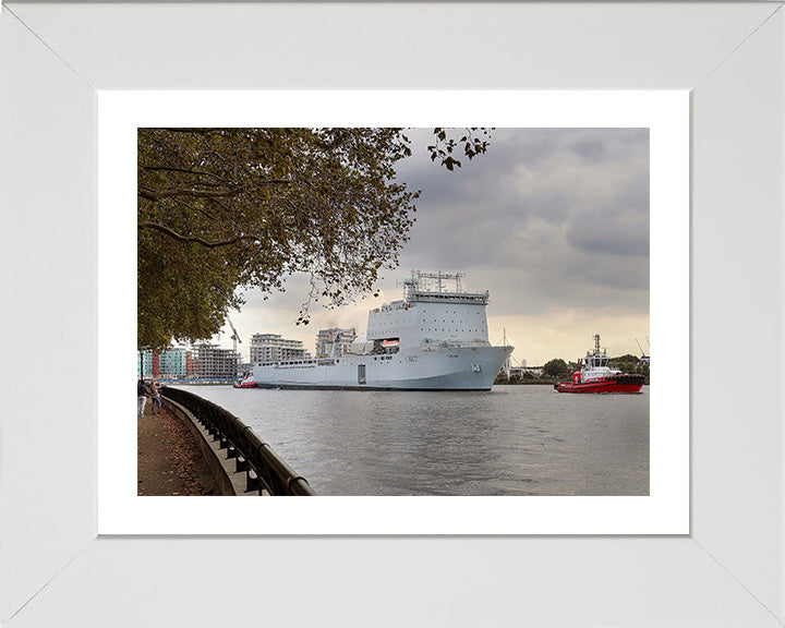 RFA Lyme Bay L3007 Royal Fleet Auxiliary Bay class auxiliary dock landing ship Photo Print or Framed Print - Hampshire Prints