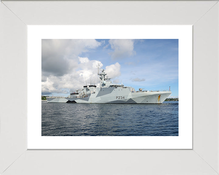 HMS Spey P234 Royal Navy River class offshore patrol vessel Photo Print or Framed Print - Hampshire Prints