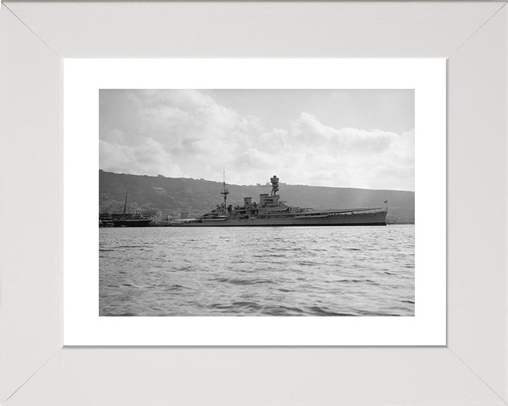 HMS Repulse (1916) Royal Navy Renown class battlecruiser Photo Print or Framed Print - Hampshire Prints