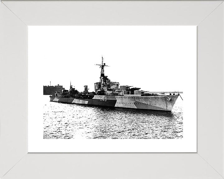 HMS Tartar G43 (F43) Royal Navy Tribal class Destroyer Photo Print or Framed Print - Hampshire Prints