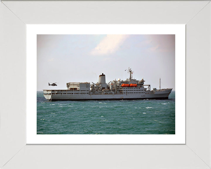 RFA Fort Austin A386 Royal Fleet Auxiliary Fort Rosalie Class replenishment ship Photo Print or Framed Print - Hampshire Prints