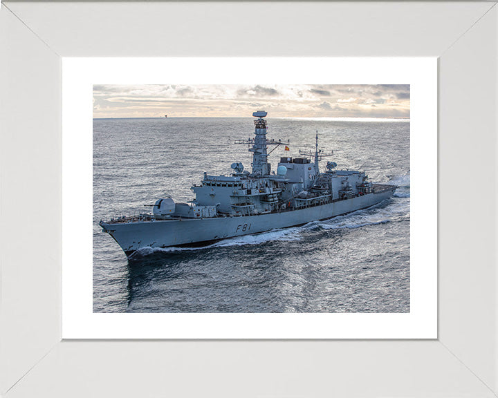 HMS Sutherland F81 Royal Navy type 23 Frigate Photo Print or Framed Print - Hampshire Prints