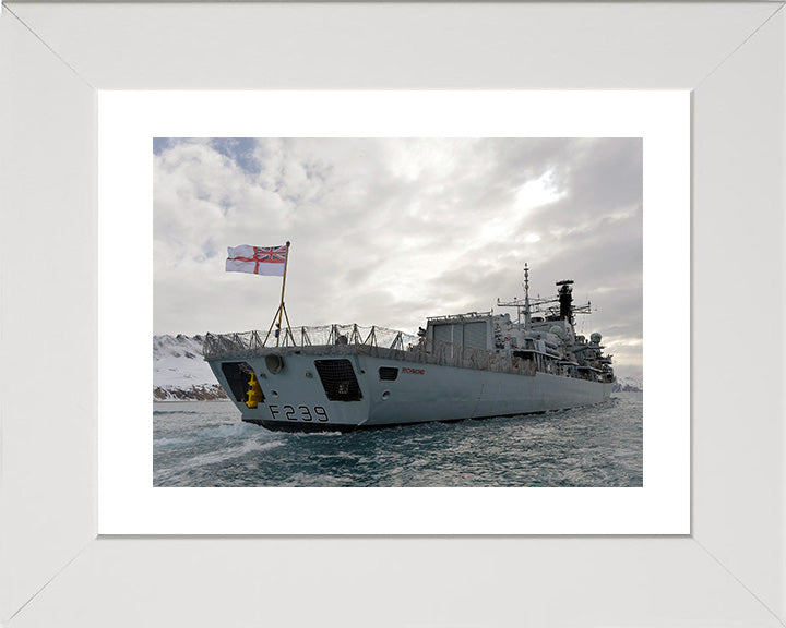 HMS Richmond F239 Royal Navy type 23 Frigate Photo Print or Framed Print - Hampshire Prints