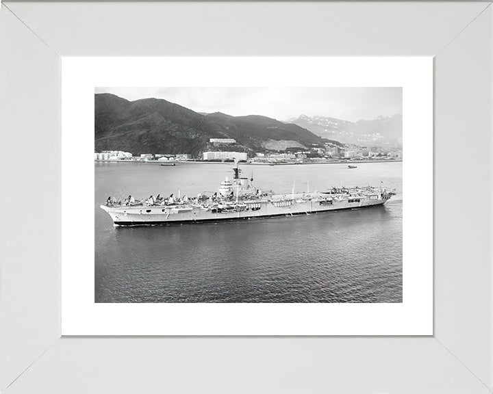 HMS Warrior R31 Royal Navy Colossus class light fleet aircraft carrier Photo Print or Framed Print - Hampshire Prints