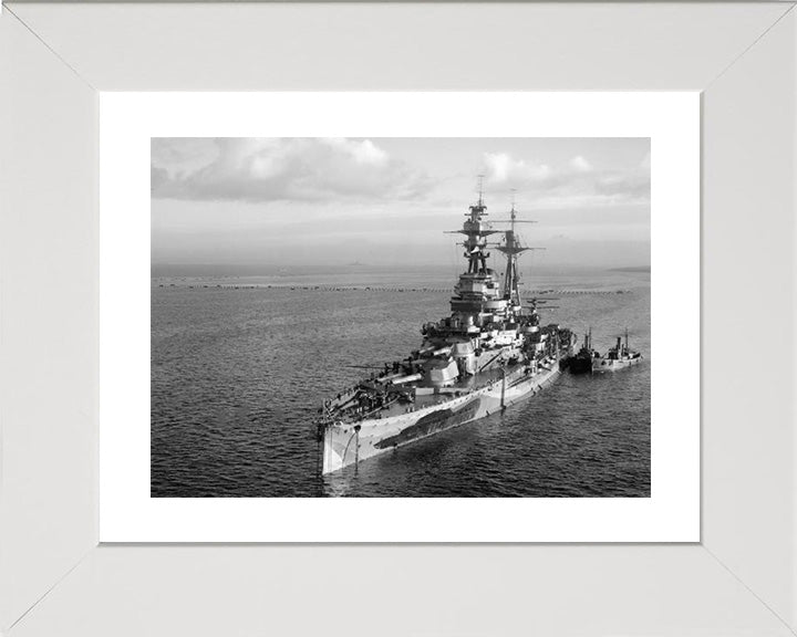 HMS Resolution (09) Royal Navy Revenge class battleship Photo Print or Framed Print - Hampshire Prints