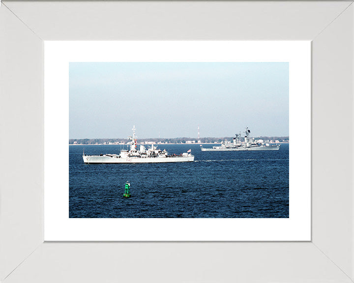 HMS Phoebe F42 Royal Navy Leander class frigate Photo Print or Framed Photo Print - Hampshire Prints