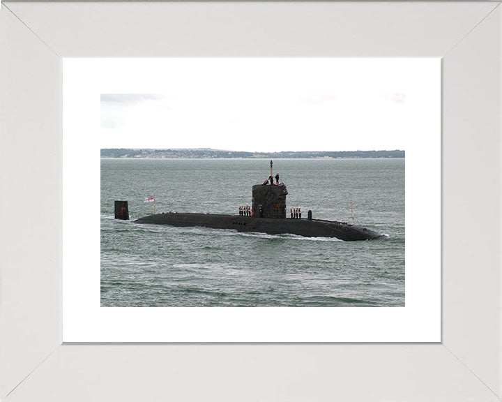 HMS Trafalgar S107 Royal Navy Trafalgar class Submarine Photo Print or Framed Print - Hampshire Prints