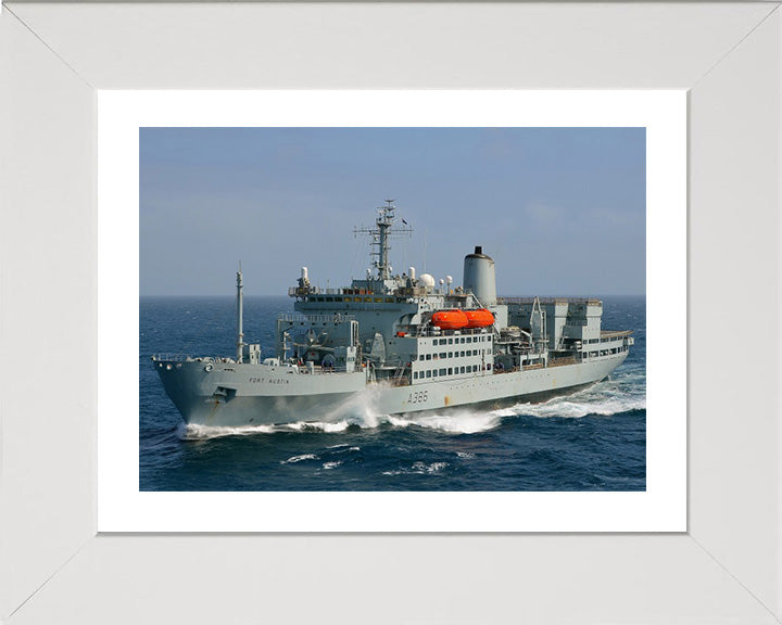 RFA Fort Austin A386 Royal Fleet Auxiliary Fort Rosalie Class replenishment ship Photo Print or Framed Print - Hampshire Prints