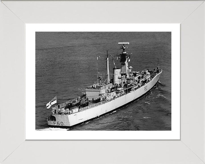 HMS Jupiter F60 Royal Navy Leander class frigate Photo Print or Framed Print - Hampshire Prints