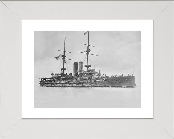 HMS Glory (1899) Royal Navy pre dreadnought Photo Print or Framed Print - Hampshire Prints