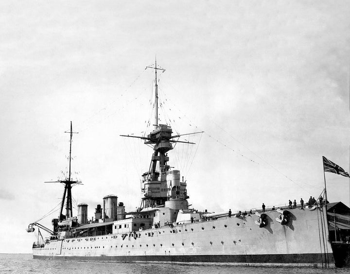 HMS New Zealand (1911) Royal Navy Indefatigable class battlecruiser Photo Print or Framed Photo Print - Hampshire Prints