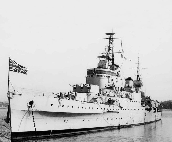 HMS Newcastle C76 Royal Navy Town class light cruiser Photo Print or Framed Print - Hampshire Prints