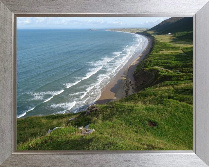 Rhossili coast Wales Photo Print - Canvas - Framed Photo Print - Hampshire Prints
