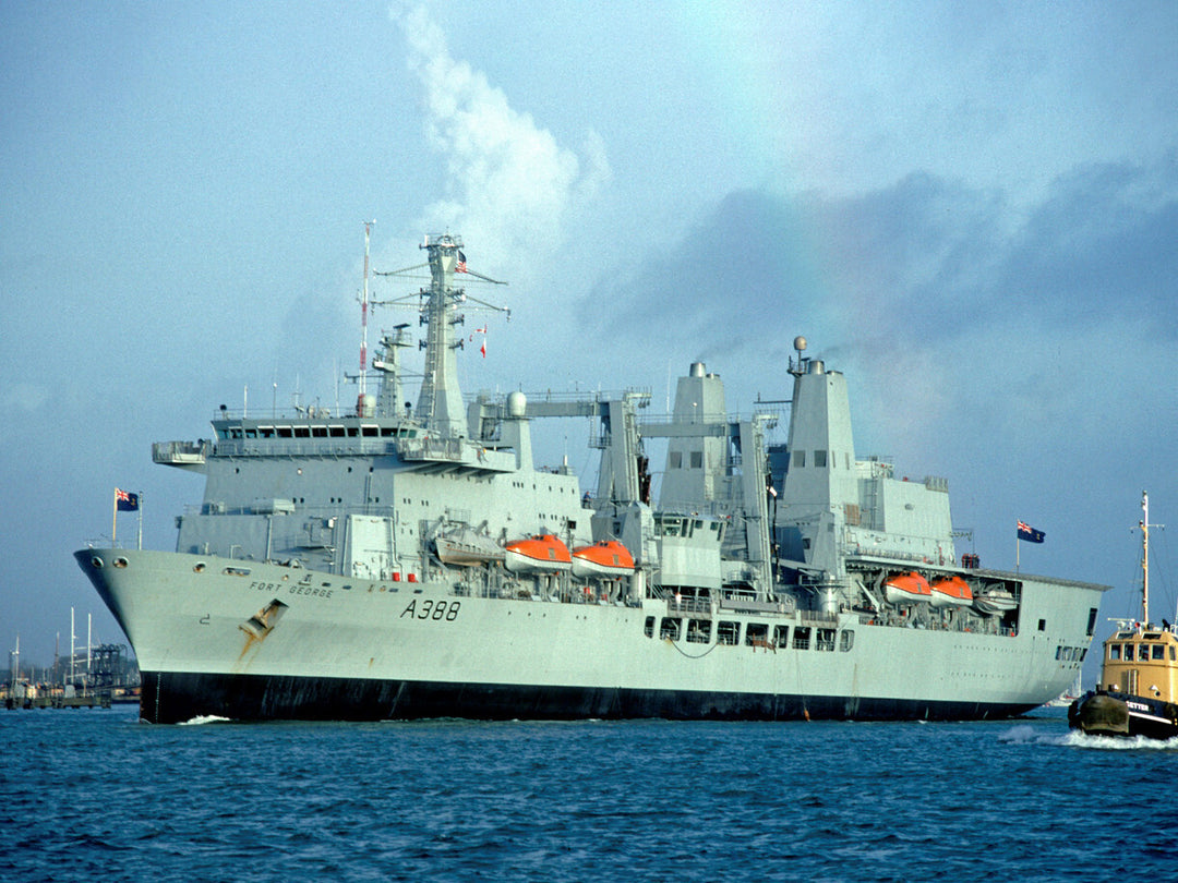 RFA Fort George A388 Royal Fleet Auxiliary Fort class tanker Photo Print or Framed Print - Hampshire Prints